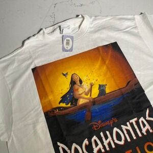 NWT Vintage 1995 Disney Pocahontas Tour T-Shirt‎ made in USA XL